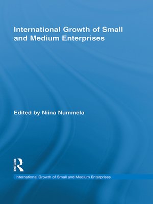 International Growth of Small and Medium Enterprises - ebook